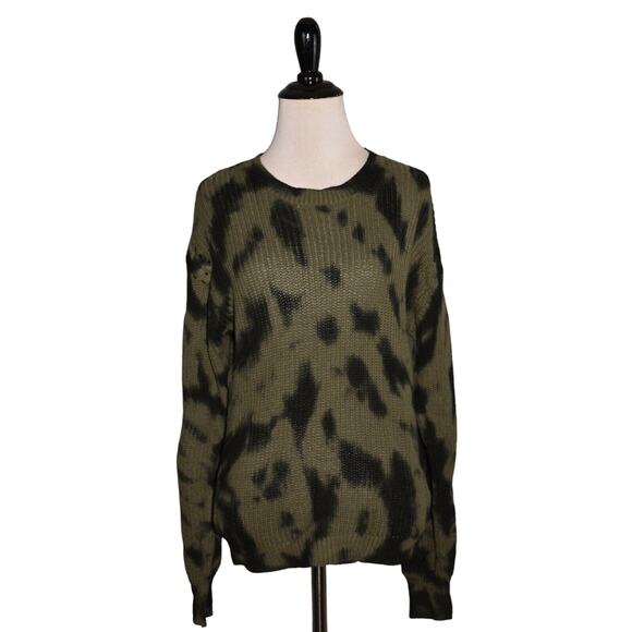 LISA RINNA‎ COLLECTION NEW $65 Tie-Dye Pullover Sweater Green XXS - Picture 2 of 3